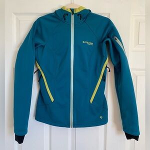 Teal Columbia Titanium Omniheat Softshell Jacket